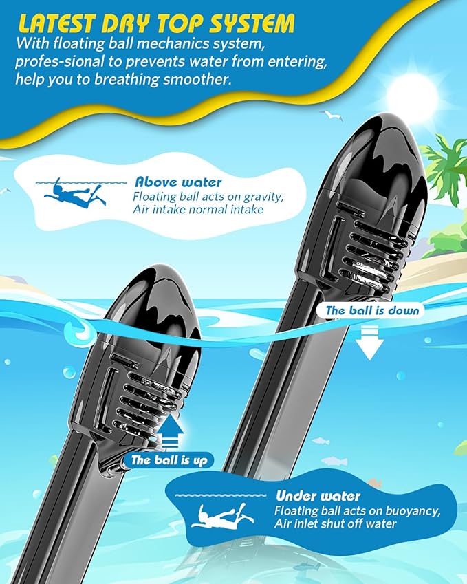 QingSong Kids Snorkel Mask Full Face, Snorkeling Set with Camera Mount, Foldable 180 Degree Panoramic View Snorkeling Gear Anti-Fog Anti-Leak-StrideForce Fitness