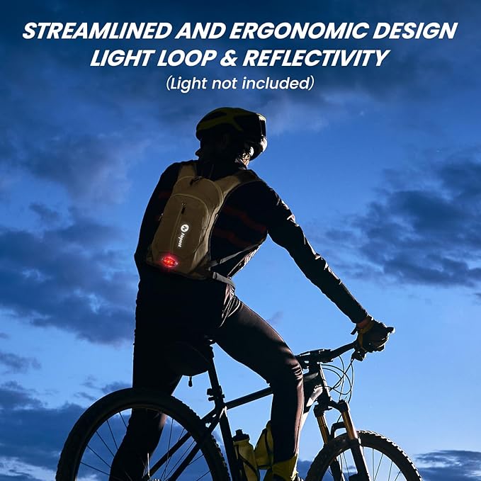 Nepest Hydration Pack Backpack for Women & Men, Lightweight Water Backpack with 2L Water Bladder for Hiking Cycling Running Biking-StrideForce Fitness