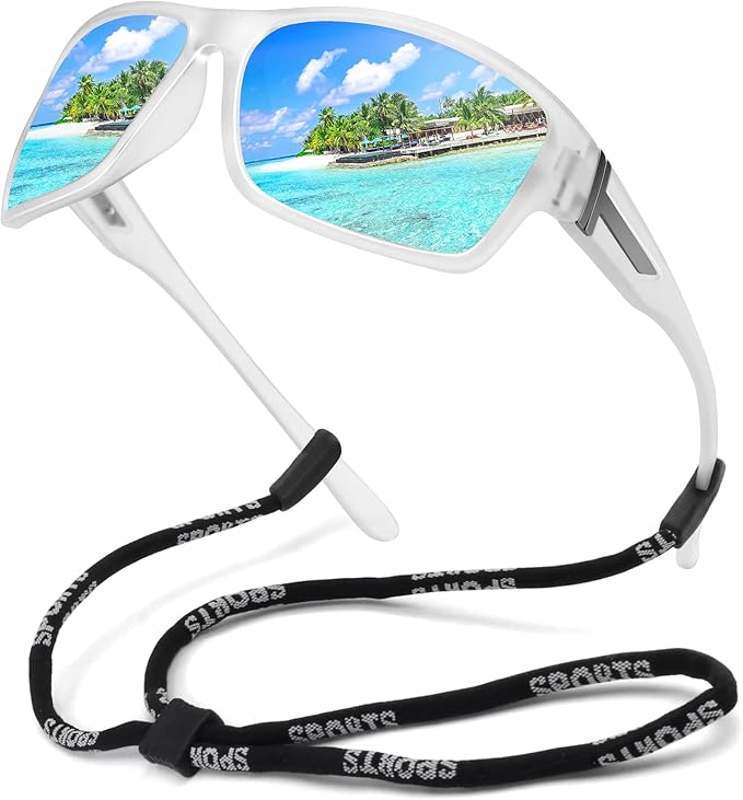 STORYCOAST Polarized Sports Sunglasses for Men Women Unbreakable Frame Cycling Fishing Driving-StrideForce Fitness