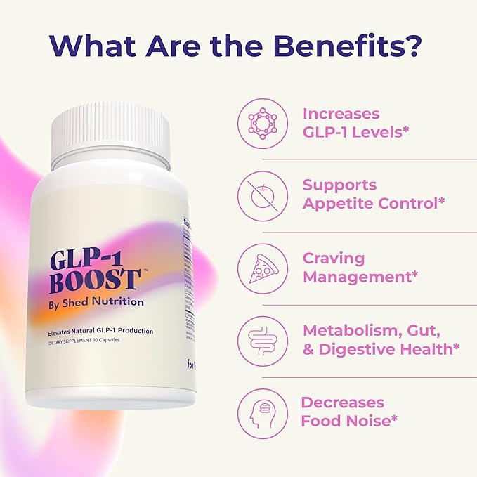 GLP-1 Boost Supplement for Women and Men – Hunger & Metabolism Support with Eriomin, Berberine & Capsaicin – Expert-Formulated to Support GLP1 Naturally – 1 Capsule Before Meals (90 Capsules)-StrideForce Fitness