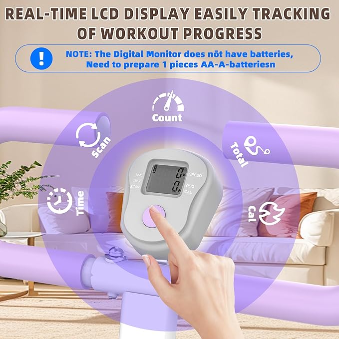 Stair Stepper for Home, Folding Vertical Climber Workout Machine for Full-Body Exercise Stair Stepper with Stable Frame Adjustable Handlebar & Pedals-StrideForce Fitness