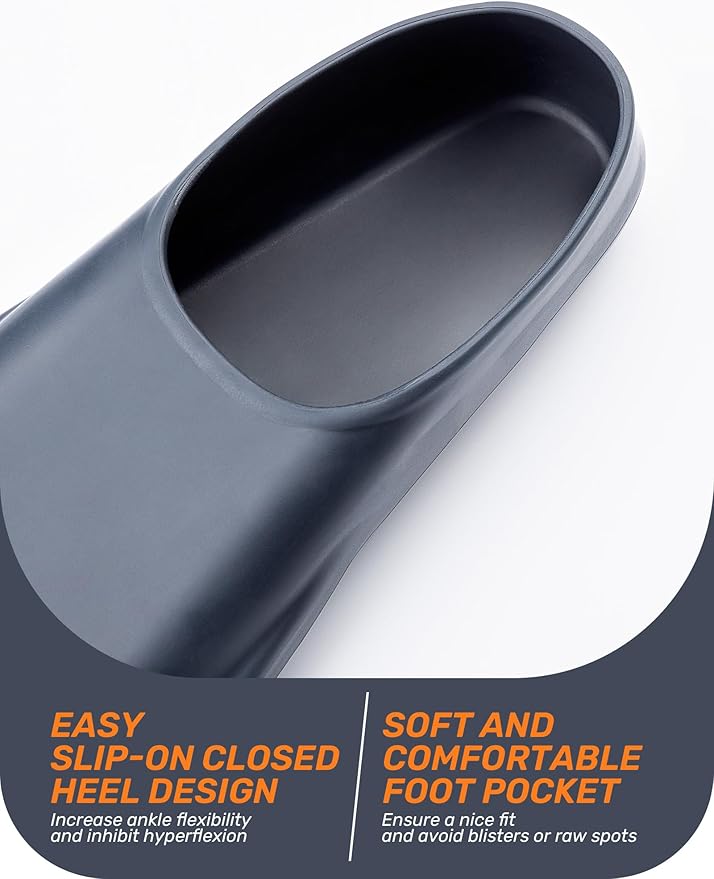 CAPAS Swim Training Fins Comfortable Silicone Lap Swimming Short Blade Floating Flippers with Mesh Bag for Adult Men Women Build Leg Strength-StrideForce Fitness