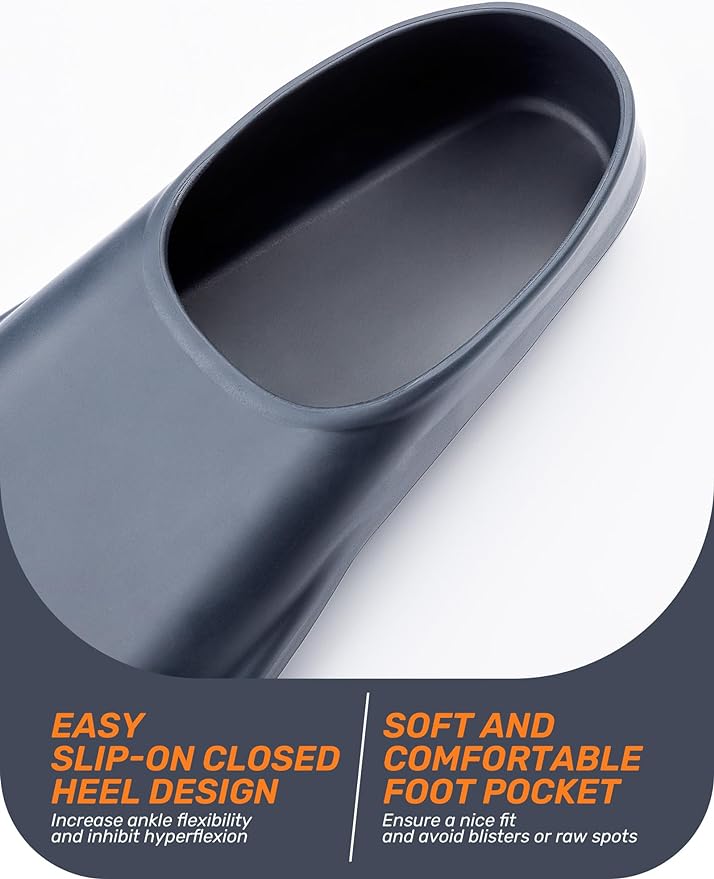 CAPAS Swim Training Fins Comfortable Silicone Lap Swimming Short Blade Floating Flippers with Mesh Bag for Adult Men Women Build Leg Strength-StrideForce Fitness