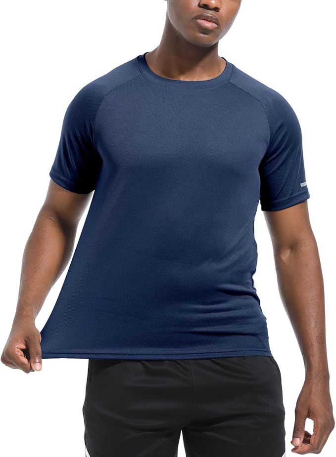 Boyzn 1, 3, 5 or 7 Pack Men's Workout Running Shirts, Dry Fit Moisture Wicking T-Shirt, Gym Athletic Short Sleeve Tee Shirts-StrideForce Fitness