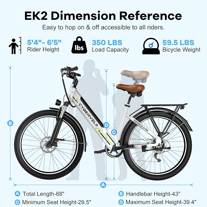 1000 Peak Electric Bike for Adults,up 80 Miles Removable Battery Ebike, 26" Electric E Bike with 7-Speed,Adult Electric Bicycles for Commute Beach Snow Womens All Terrain-StrideForce Fitness
