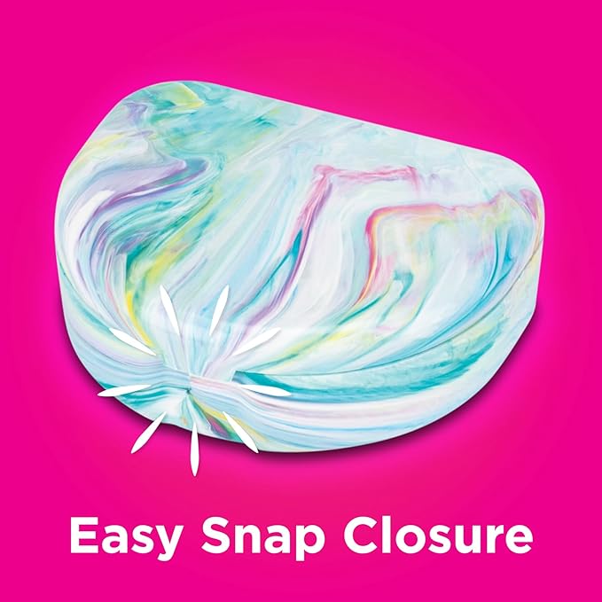 Practicon Marble Retainer Cases, Orthodontic Aligner Case, Mouth Guard Holder (3 Pack) (Assorted Multi Color)