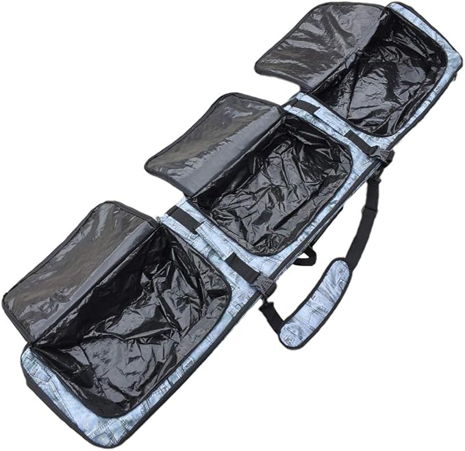 UNISTRENGH Snowboard Bag For Air Travel - Padded Snowboard Bag - Waterproof Fully Padded Snowboarding Travel Bag For Flying - Up to 165 CM Snowboards-StrideForce Fitness