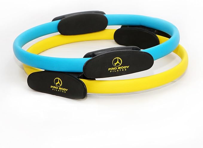 ProBody Pilates Fitness Circle – 14 Inch Pilates Ring for Focusing on Toning Inner Thighs, Arms, and Core-StrideForce Fitness