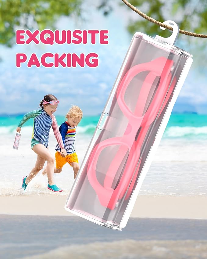 Kids Swim Goggles,Swimming Goggles for Kids 6-14, Anti-Fog UV Protection Pool Glasses for Boys Girls-StrideForce Fitness