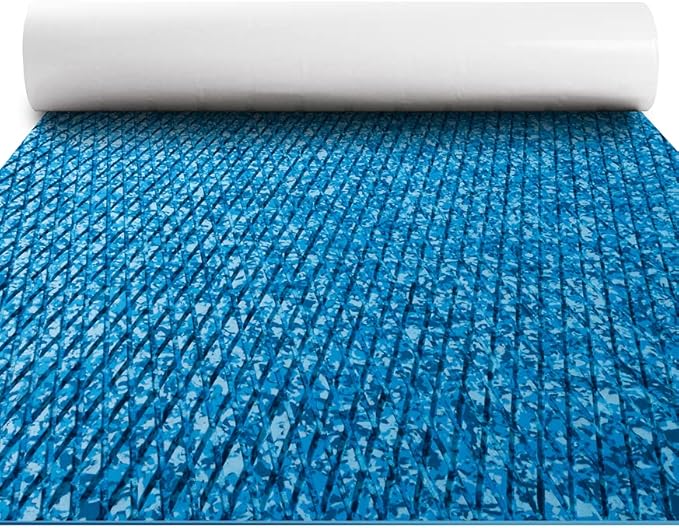 FOCEAN Boat Flooring EVA Foam Boat Decking Faux Teak Marine Flooring Boat Mat Boat Carpet Sheet for Motorboat RV Yacht Kayak Surfboard, 94.5"x 47.2"/35.4"/23.6"/15.7"-StrideForce Fitness