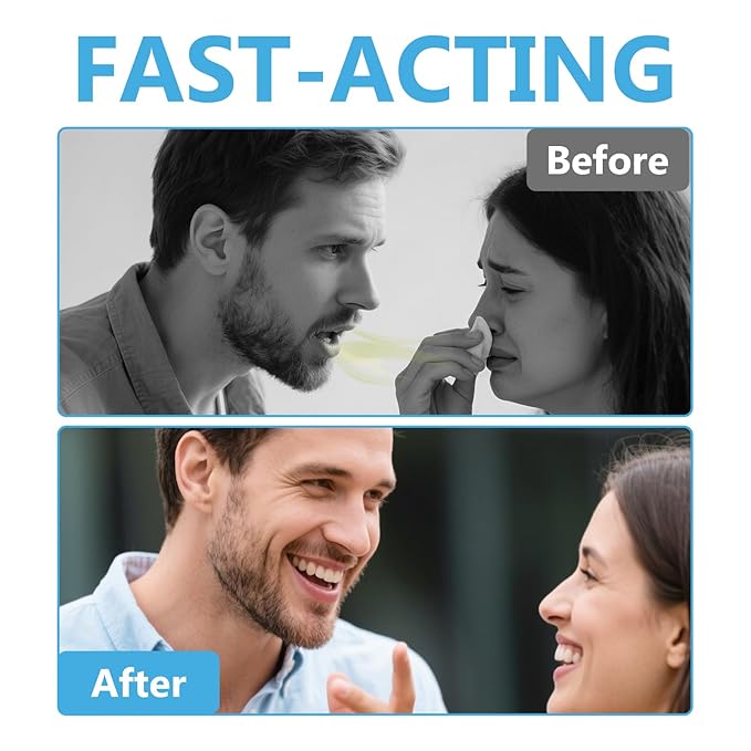 Gum Repair for Receding Gums, 60ml Gum Restore Drops, for Dry Mouth, Stain Removal & Bad Breath Treatment for Adults, Instant Fresh Breath