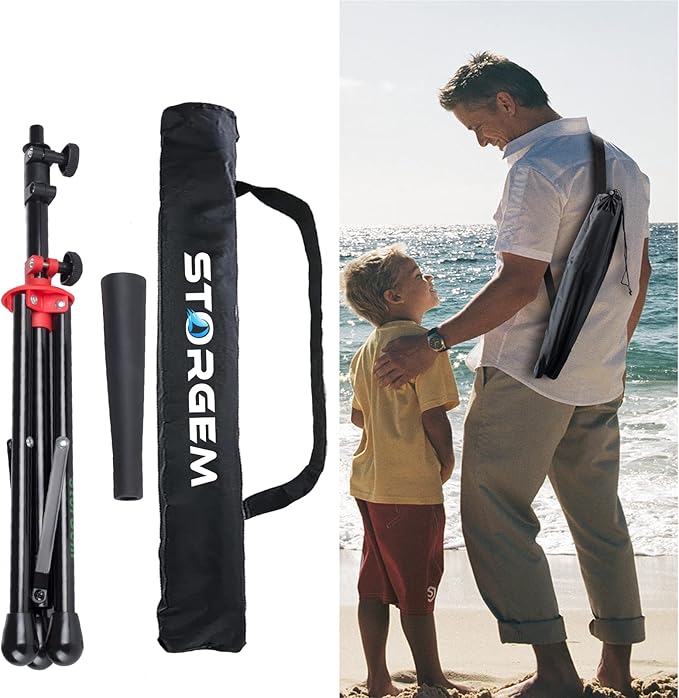 Storgem Batting Baseball tee Softball, Easy to Adjustable Height,Portable Tripod Stand Base Tee for Hitting Training Practice,with Carrying Bag-StrideForce Fitness