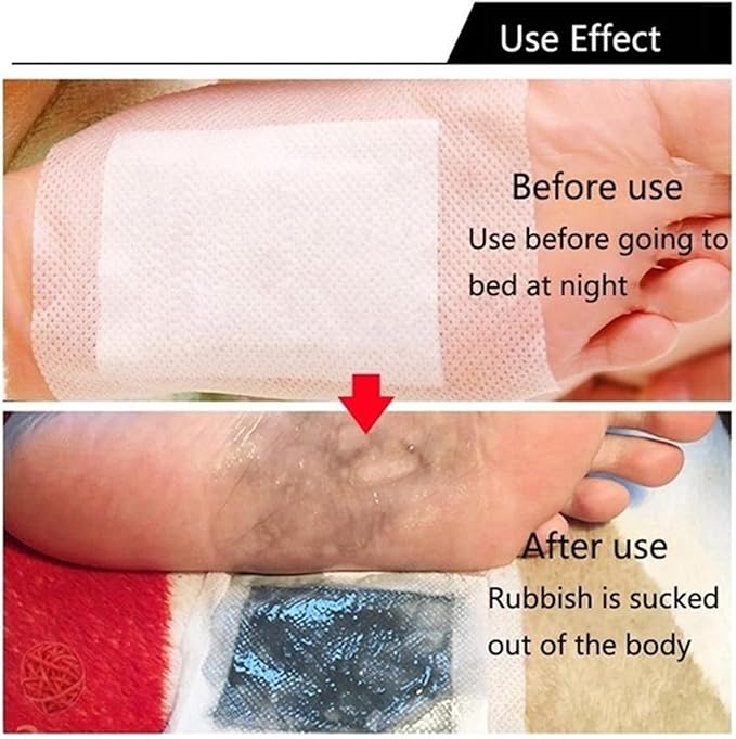 Ginger Foot Pads 100 Packs Bamboo Vinegar Patch Gold Foot Patches Easy to use-StrideForce Fitness