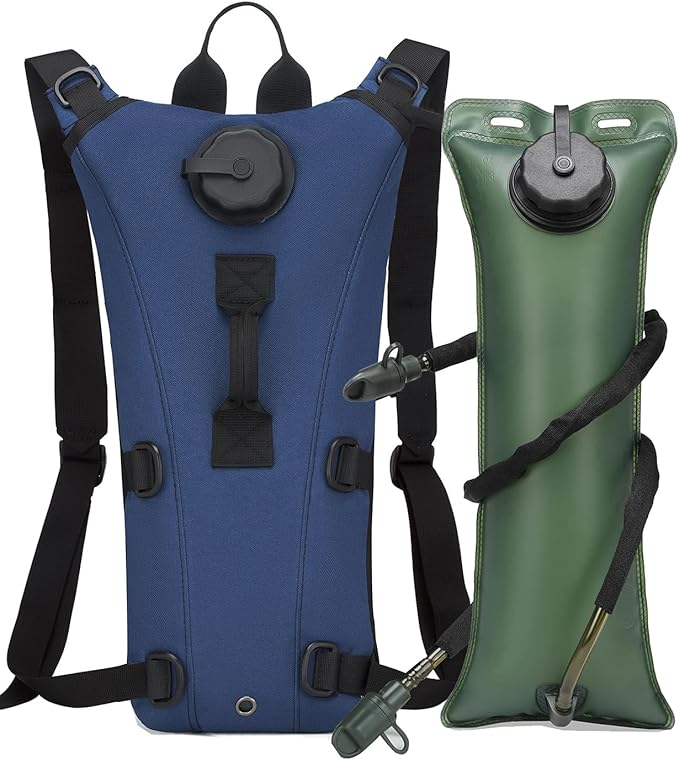 ATBP Tactical Water Hydration Pack Military 3L Water Bladder Carrier Backpack Leakproof for Running Jogging Cycling Hiking-StrideForce Fitness