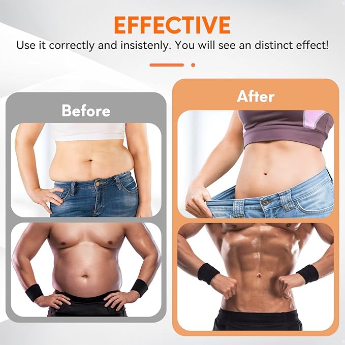 Electronic Muscle Stimulator;Abs Stimulator Muscle Machine for Abdomen/Arms,USB Rechargeble for Fitness Strength Training Workout Equipment Men and Women-StrideForce Fitness