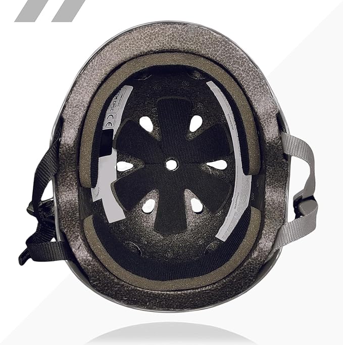 80SIX Triple Certified Multisport Helmet - Ideal for Bike, Scooter, Skateboard, Roller Skate and Inline Skate-StrideForce Fitness