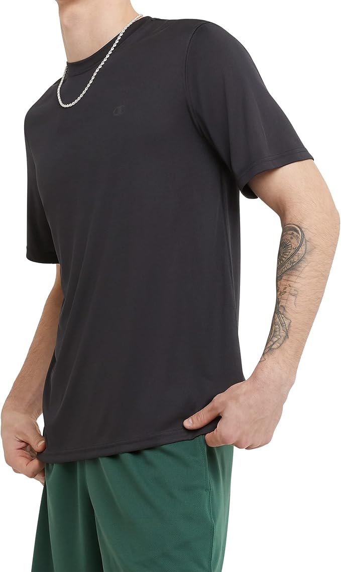 Champion Men's T-shirt, Sport Tee, Moisture Wicking, Anti Odor, Athletic T-shirt for Men (Reg. Or Big & Tall)-StrideForce Fitness