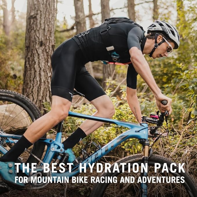 USWE Airborne Limited Race Edition with Water Bladder Included, Hydration Backpack for Men and Women, Ideal for MTB, Cycling, Mountain Biking-StrideForce Fitness