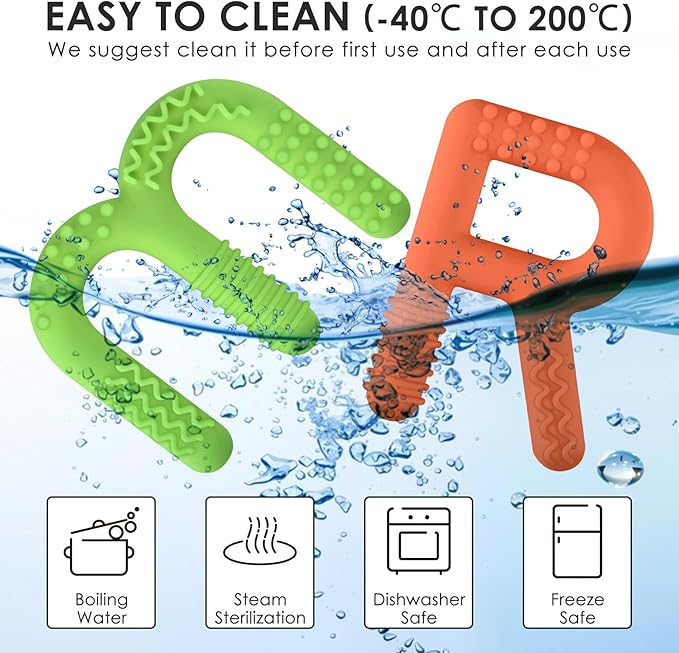 ERKOON Sensory Chew Toys for Autistic Children, 4 Pack Silicone Chewy Tube Oral Motor Tools for Sensory Kids with Autism, Biting, ADHD, SPD, Chewies with Special Needs, Teething Sticks Toys