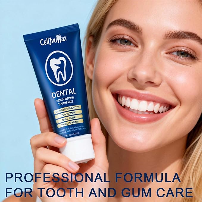 Enamel Repair Toothpaste for Cavity Protection, Transparent Gel to Strengthen Teeth and Support Gum Health, Daily Dental Care for Oral Hygiene (02)