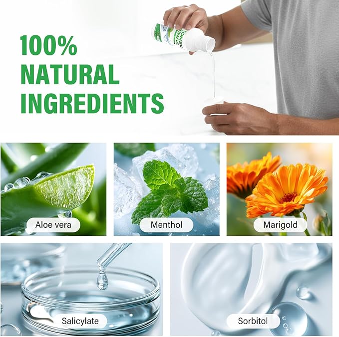 Tonsil Stone Remover Mouthwash - Alcohol-Free Oral Rinse to Soothe Tonsils and Combat Bad Breath, 4 Fl Oz