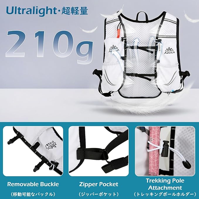 TRIWONDER Hydration Backpack Lightweight Water Pack for Men Women Hydration Pack for Cycling, Running, Hiking and Biking-StrideForce Fitness