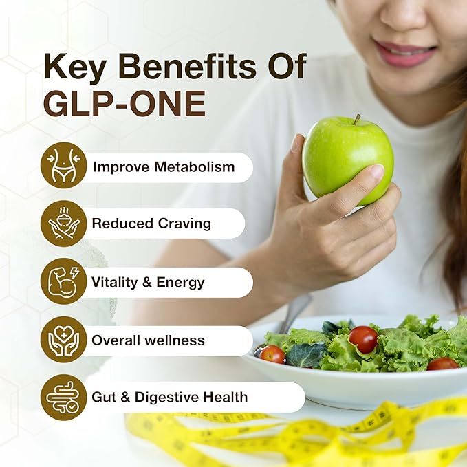GLP-1 Supplement for Women & Men, GLP Activate Natural Formula, Hunger & Metabolism Support - Expert Formulated to Supports GLP1 Naturally | Probiotic and Prebiotic (60 Capsules)-StrideForce Fitness