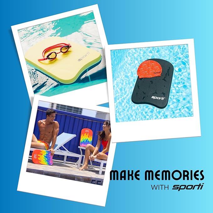 Sporti Adult Kickboard for Swim Training - Swimming Kickboard for Men Women, Water Board for Adult, Swimming Training Aid-StrideForce Fitness