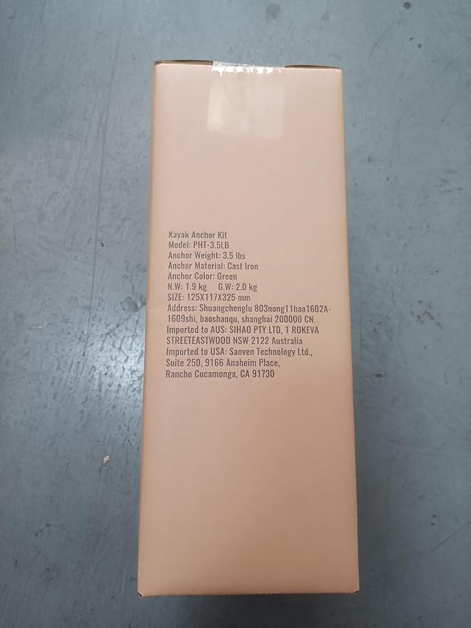 VEVOR Kayak Anchor Kit, 3.5 lb Paddle Board Anchor Kit with 26.2 ft/8 m Rope and Buoy, Folding Small Boat Anchor with Storage Bag and Snap Hook, Kayak Accessories for Kayaks, Small Boats, Canoes-StrideForce Fitness