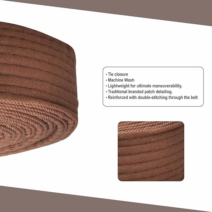 Martial Arts Belt for Karate, Judo, Aikido and Taekwondo - Durable Cotton-Polyester Blend for Adults and Kids-StrideForce Fitness