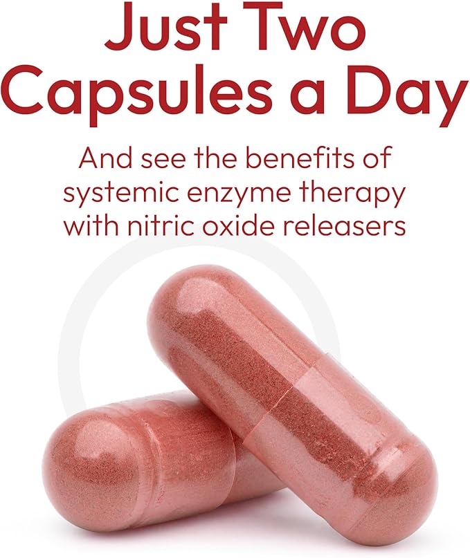 Nattokinase Supplement Nitric Oxide Capsules Beet Root Extract High Potency Lumbrokinase & Bromelain Systemic Enzymes Spike Protein Detox Clean & Flow Vascular Defense 60 Caps 30 Servings-StrideForce Fitness