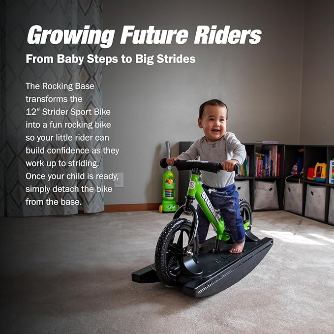 Strider 12” - Helps Teach Baby How to Ride a Balance Bicycle - for Kids 6 Months to 4 Years - Easy Assembly & Adjustments-StrideForce Fitness