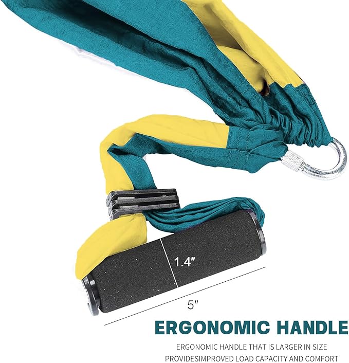 Premium Aerial Yoga Swing Hammock Inversion Therapy with 2 Free Extension Straps Easy Install for Home & Gym Fitness-StrideForce Fitness