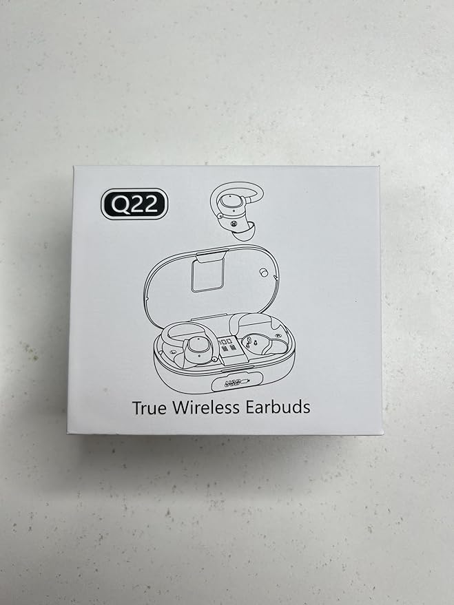 Ear Buds Wireless Bluetooth Earbuds Sport 2025 New Bluetooth 5.3 Headphones with LED Display 128H Playtime Powerful Bass Over Ear Earphones with Earhooks IP7 Waterproof for Gym/Running/Workout-StrideForce Fitness