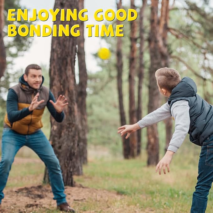 24 Pack Bucket of Dimpled Baseballs for Pitching Machine - Practice Balls for Hitting and Fielding, Rubber Baseballs for Hand-Eye Coordination-StrideForce Fitness