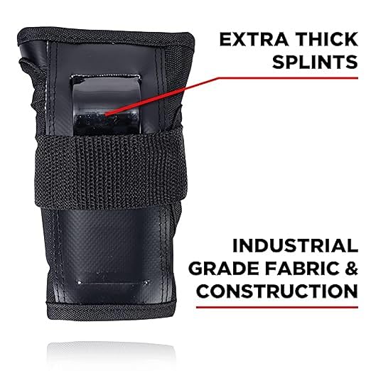 187 Killer Pads Six Pack Pad Set, Elbow Pads, Knee Pads, and Wrist Guards - Ideal for Skateboarding, Roller Skating, and Inline Skating-StrideForce Fitness