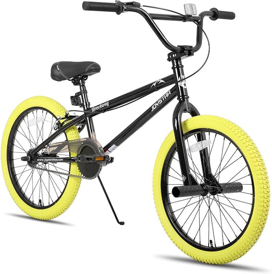 JOYSTAR Brockway Freestyle Kids BMX Bikes 20" 24" Kids Bicycles for 6-14 Years Old Boys Girls and Beginner-Level Riders 2 Pegs Multiple Colors-StrideForce Fitness