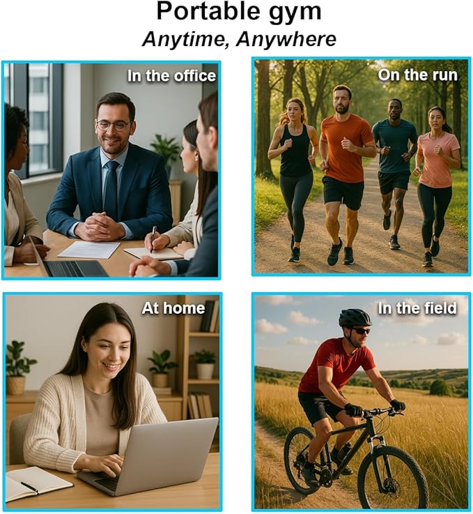 EMS Muscle Stimulator, ABS Stimulator, Abdominal Toning Belt Home Office Fitness Workout Equipment for Abdomen-StrideForce Fitness