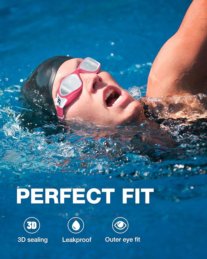 ZIONOR G1 Polarized Swimming Goggles for Unisex Adult Women Anti Fog 100% Anti UV Diving Goggles-StrideForce Fitness