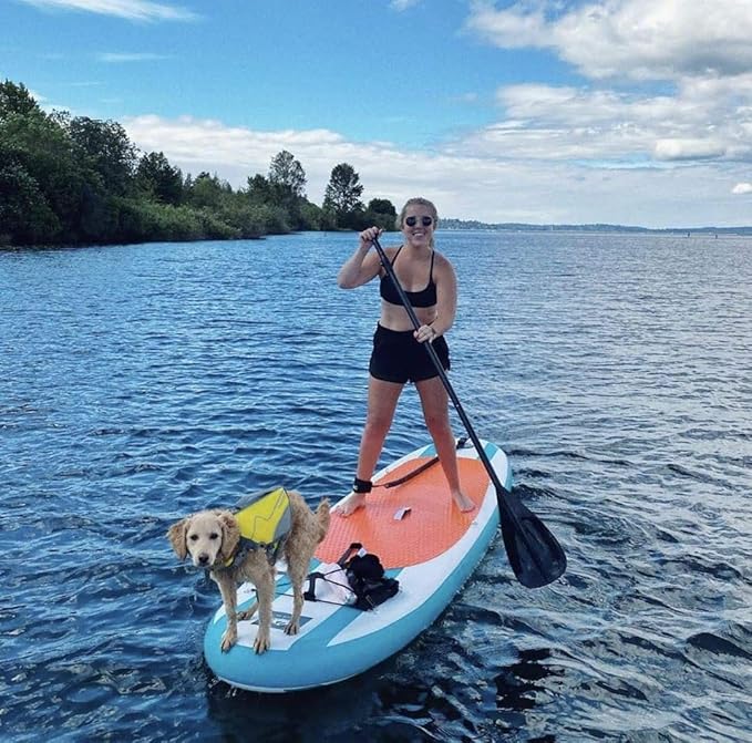 SUP Paddle - 3-Piece Adjustable Aluminium SUP Paddle with Glass Fiber Blade for Surfing, Floating, Water Sports-StrideForce Fitness