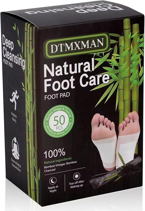 50 Pack Foot Pads, Natural Cleansing, Promoting Sleeping, Suitable for Daily Relaxation Foot Paches | 50 Pads and 50 Adhesive Sheets-StrideForce Fitness