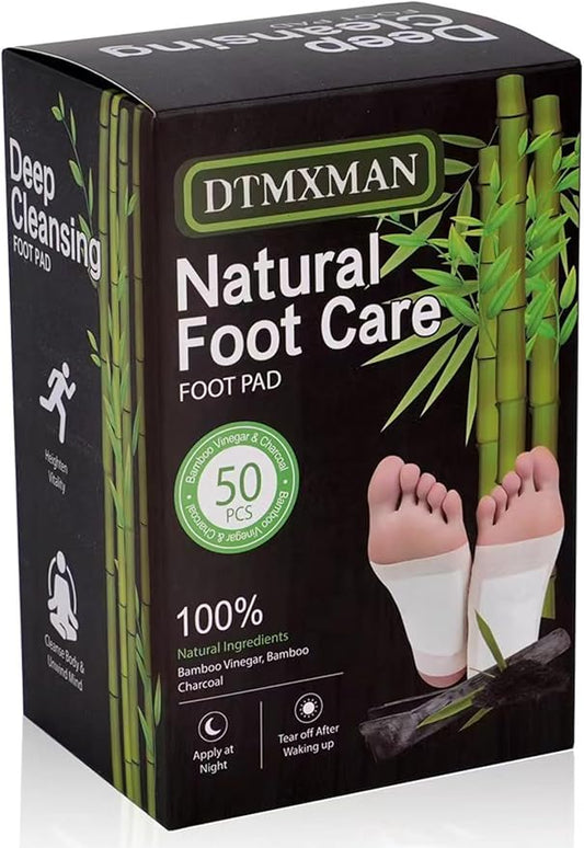 50 Pack Foot Pads, Natural Cleansing, Promoting Sleeping, Suitable for Daily Relaxation Foot Paches | 50 Pads and 50 Adhesive Sheets-StrideForce Fitness