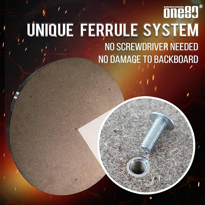 Gladiator Dartboard with Top-Grade African Sisal and Sword Edge Staple Free Wire Spider for Maximum Scoring Potential and Less Bounce Outs-StrideForce Fitness