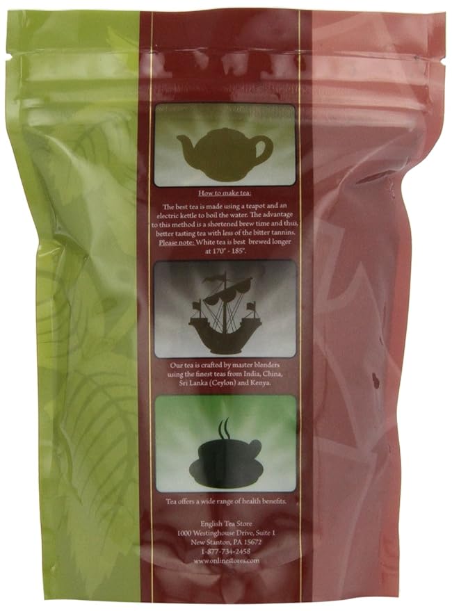 English Tea Store Chocolate Mint Flavored Black Loose Leaf Tea Pouches - 4oz | Ceylon Black Tea Blend with Rich Chocolate and Cool Mint Notes | Refreshing Hot or Iced Tea-StrideForce Fitness