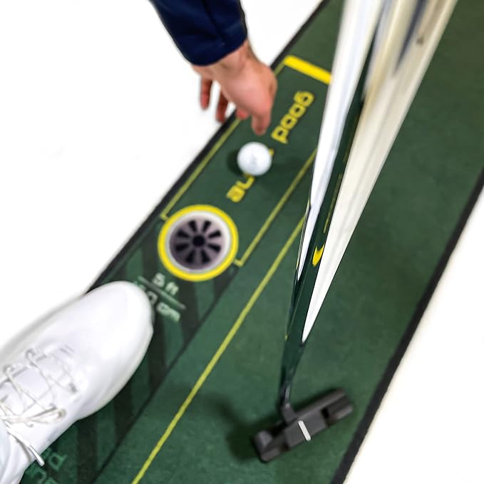 WELLPUTT - Golf Putting Training Mat - 10ft Start 2.0-StrideForce Fitness