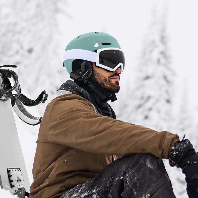 Retrospec Comstock Ski Helmet - Snowboard Helmet for Adults & Youth - Adjustable Fit Snow Helmet with Protective Shell and Breathable Vents for Men, Women, Boys & Girls-StrideForce Fitness