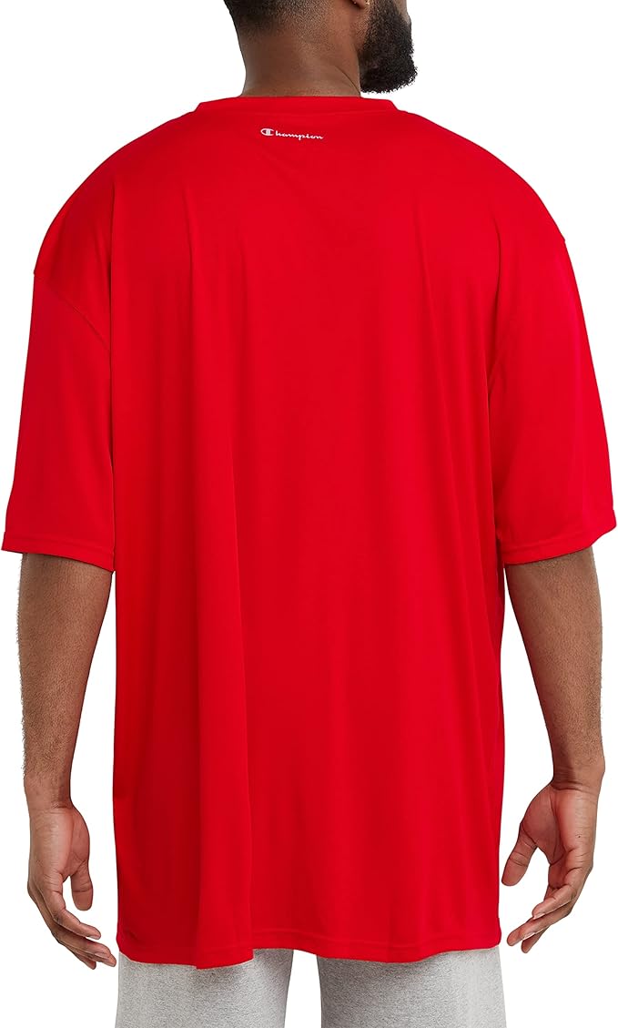 Champion Men's T-shirt, Sport Tee, Moisture Wicking, Anti Odor, Athletic T-shirt for Men (Reg. Or Big & Tall)-StrideForce Fitness
