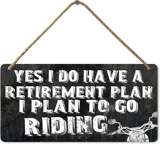 Motorcycle Sign Motorcycle Gifts Man Cave Plaques Motorcycle Signs Garage Gifts For Dad Motorcycle Decor Motorcycle Accessories Men Gifts For Dad Grandad Brother Retirement Gifts Motorcycle Lovers 6" X 12"-StrideForce Fitness