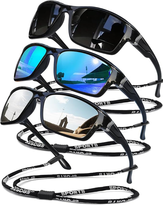 Polarized Sunglasses for Men Women Sports Goggles Lightweight Frame Cycling Running Fishing Driving UV400 Protection-StrideForce Fitness