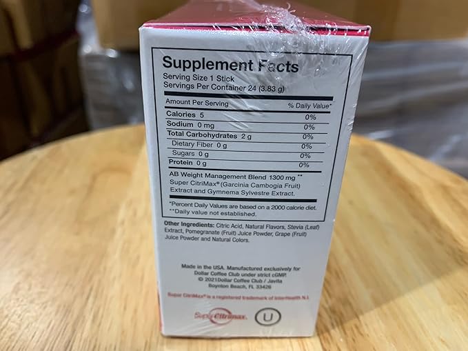 Javita Control Fruity (Acai, Pomegranate) Drink Mix Beverage with Slimming Herbs (Garcinia Cambogia, Gymnema Sylvestre) to Help Support Healthy Lifestyle, Appetite (2 Boxes/48 sticks)-StrideForce Fitness